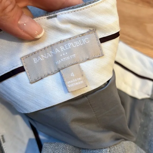 Banana republic | Martin fit silver grey pant - Picture 2 of 2